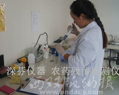 勐?？h加大蔬菜農(nóng)藥殘留檢測